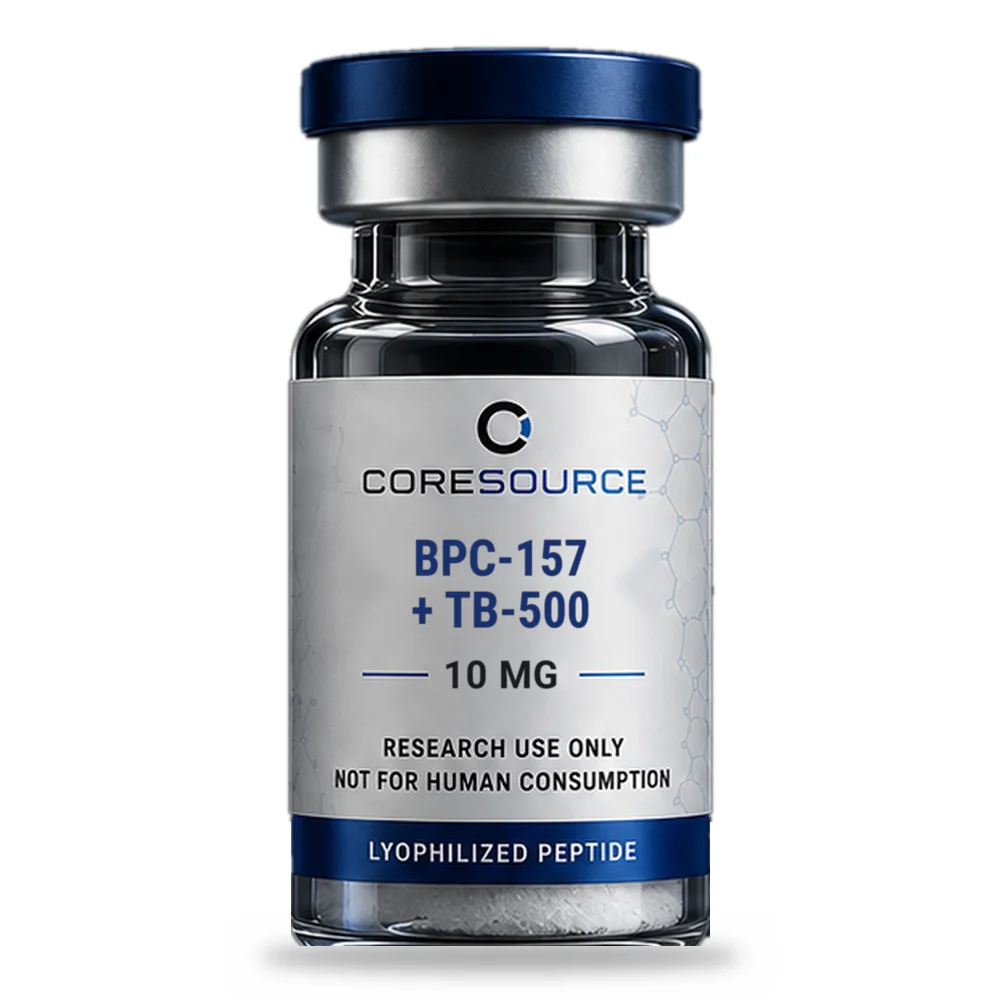 BPC-157 + TB-500 research peptide vial – Core Source Peptides