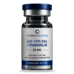 CJC-1295 (with DAC) + Ipamorelin research peptide vial – Core Source Peptides