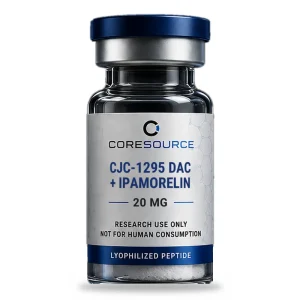 CJC-1295 (with DAC) + Ipamorelin research peptide vial – Core Source Peptides