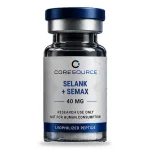Selank + Semax research peptide vial – Core Source Peptides