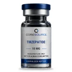 Tirzepatide research peptide vial – Core Source Peptides